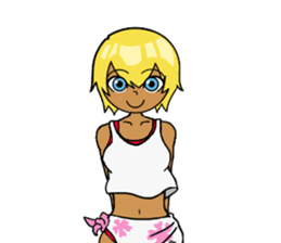 happy girl YUKI sticker #9579780