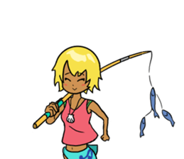 happy girl YUKI sticker #9579784
