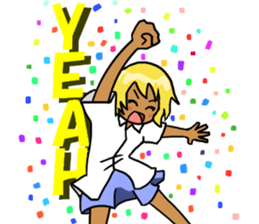 happy girl YUKI sticker #9579788