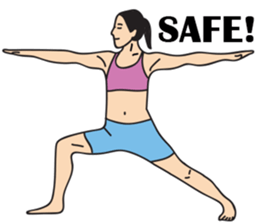 Miss Fit's daily exercises sticker #9579893