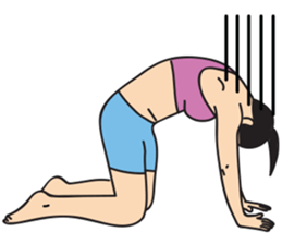 Miss Fit's daily exercises sticker #9579905