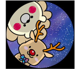 Deer and lion and I sticker #9580019