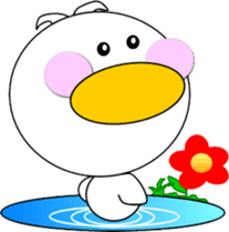 Day cute duck sticker #9580048