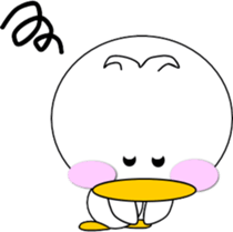 Day cute duck sticker #9580062