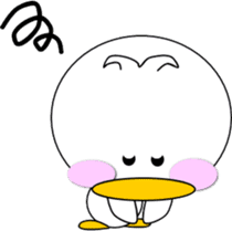 Day cute duck sticker #9580062