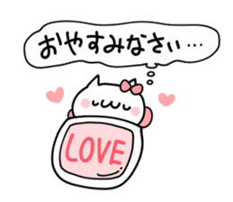 LOVE LOVE NUKO sticker #9580113