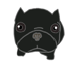 Black Pon kun sticker #9580260
