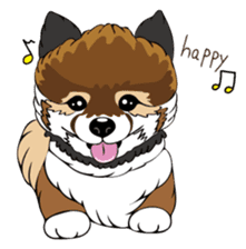 Pomepome with its 2 friends. sticker #9580456