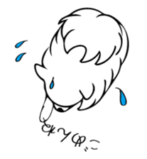 Pomepome with its 2 friends. sticker #9580466