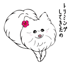 Pomepome with its 2 friends. sticker #9580472