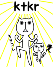 the cat loves daily lives sticker #9580553