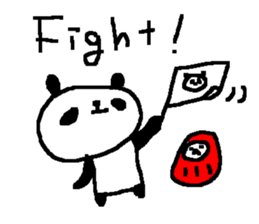 Cheer up! Panda Sticker. sticker #9581873