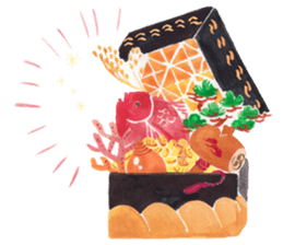 Japanese life of ancient folklore sticker #9581922