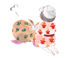 Japanese life of ancient folklore sticker #9581930