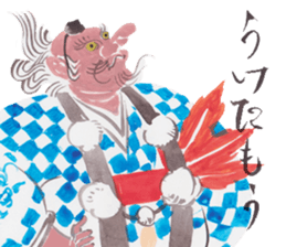 Japanese life of ancient folklore sticker #9581932