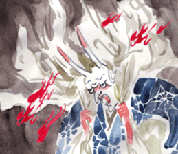 Japanese life of ancient folklore sticker #9581933