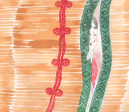 Japanese life of ancient folklore sticker #9581935