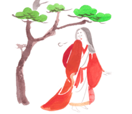 Japanese life of ancient folklore sticker #9581937