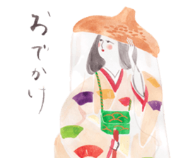 Japanese life of ancient folklore sticker #9581939