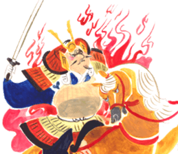 Japanese life of ancient folklore sticker #9581942