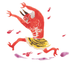 Japanese life of ancient folklore sticker #9581943