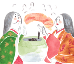 Japanese life of ancient folklore sticker #9581947