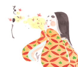 Japanese life of ancient folklore sticker #9581955