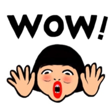 Daily life of the bobbed hair sticker #9582852