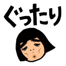 Daily life of the bobbed hair sticker #9582865