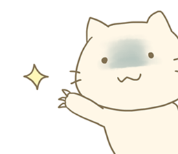 Fuwatoro cream cat sticker #9583577