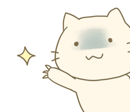 Fuwatoro cream cat sticker #9583577