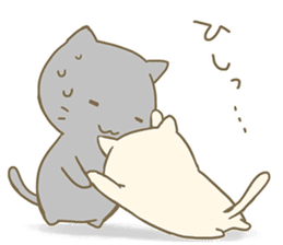 Fuwatoro cream cat sticker #9583586
