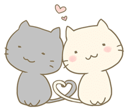 Fuwatoro cream cat sticker #9583597