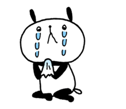 Playful Osaka panda*material* sticker #9583723