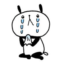 Playful Osaka panda*material* sticker #9583723