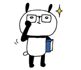 Playful Osaka panda*material* sticker #9583728