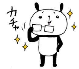 Playful Osaka panda*material* sticker #9583729