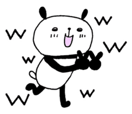 Playful Osaka panda*material* sticker #9583742