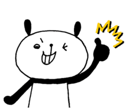 Playful Osaka panda*material* sticker #9583745