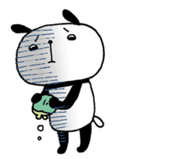 Playful Osaka panda*material* sticker #9583756