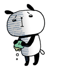 Playful Osaka panda*material* sticker #9583756