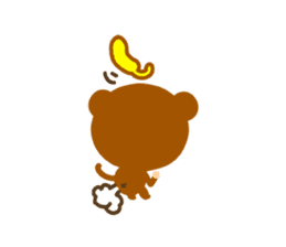 Banana QQ  Monkey sticker #9583814