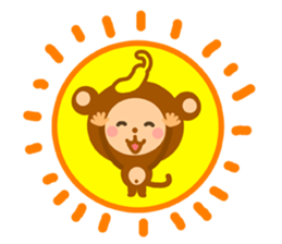 Banana QQ  Monkey sticker #9583818