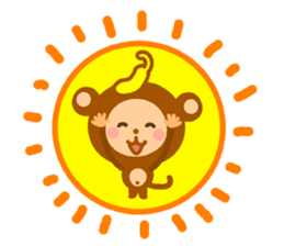 Banana QQ  Monkey sticker #9583818