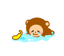 Banana QQ  Monkey sticker #9583823