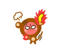 Banana QQ  Monkey sticker #9583825