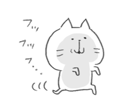 tsubuyaki cat sticker #9583997