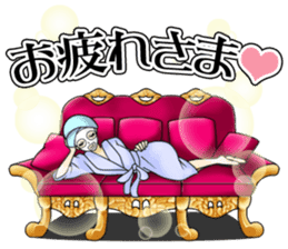 Small celebrity Sachiko Vol.1 "greeting" sticker #9584009