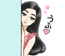 Small celebrity Sachiko Vol.1 "greeting" sticker #9584016