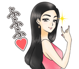 Small celebrity Sachiko Vol.1 "greeting" sticker #9584026